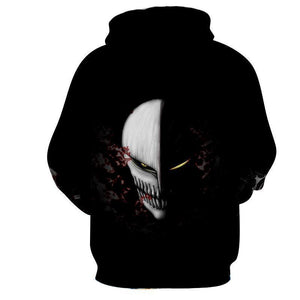 Ichigo Hollow Face Mask Bleach 3D Hoodie