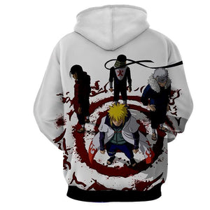 FIRST FOUR HOKAGE 3D HOODIE - NARUTO JACKET