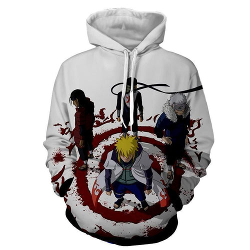 FIRST FOUR HOKAGE 3D HOODIE - NARUTO JACKET