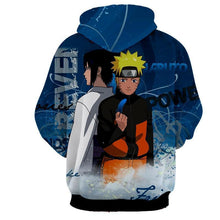 Load image into Gallery viewer, NARUTO AND SASUKE 3D HOODIE - NARUTO JACKET