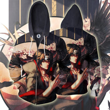 Load image into Gallery viewer, Naruto Hoodie -Sasuke 3D Hoodie - Zip Up Jacket