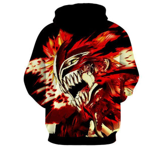 Ichigo Hollow Rogue Face Mask 3D Hoodie
