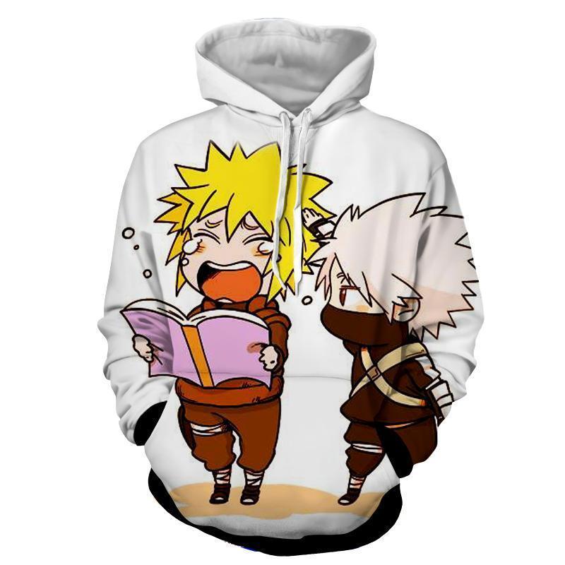 Minato Uzumaki And Kakashi Hatake 3d Hoodies - Naruto Jacket