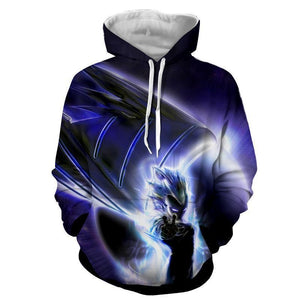 Dragon Ball Z Hoodie - Vegeta SSj 3D Hoodie - Jacket