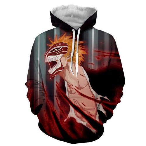 Ichigo Hollow Transformation Bleach 3D Hoodie