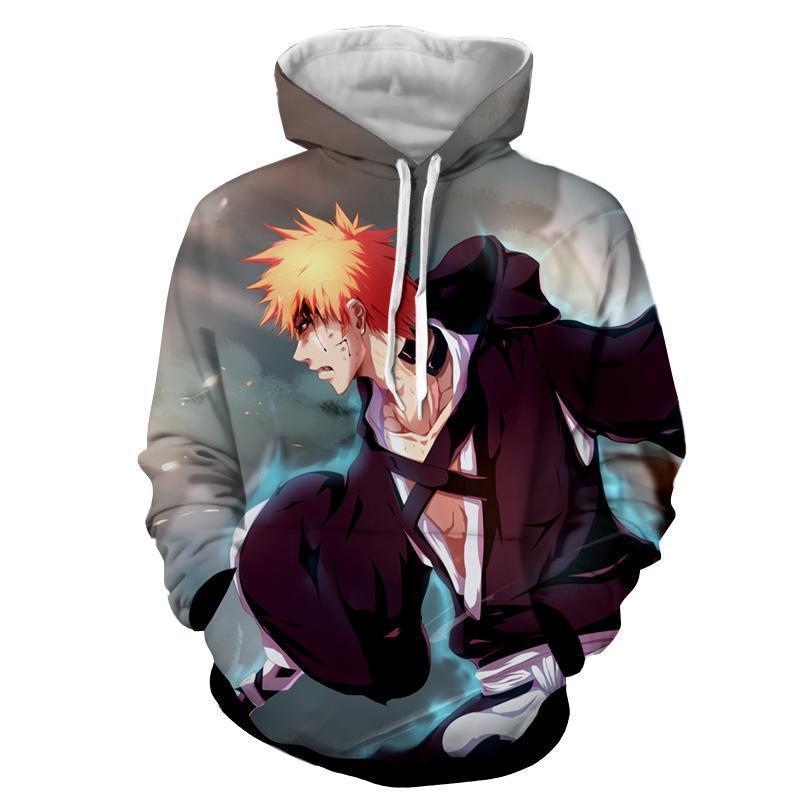 Ichigo Kurosaki Vs Captain Aizan 3D Hoodie