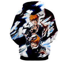 Load image into Gallery viewer, Kid Ichigo &amp; Adult Ichigo Soul King 3D Hoodie