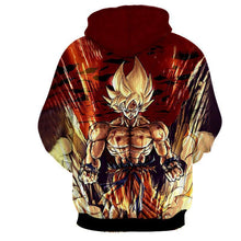 Load image into Gallery viewer, Dragon Ball Z Hoodie - Goku SSj 3D Hoodie - Jacket