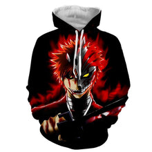 Load image into Gallery viewer, Ichigo Kurosaki Evil Hollow Mask 3D Hoodie