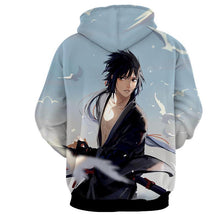 Load image into Gallery viewer, Sasuke Cool 3D Hoodie - Naruto jacket
