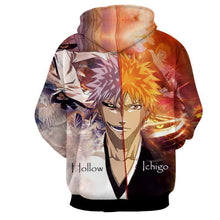 Load image into Gallery viewer, Ichigo vs White Zangetsu cool 3D Hoodie