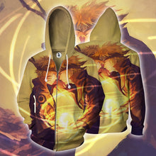 Load image into Gallery viewer, Naruto Hoodie-Naruto &amp; Baruto 3D Hoodie - Zip Up Jacket