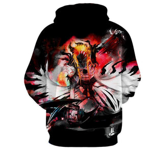 Hollow Ichigo Kurosaki Vasto Lorde Vs Ulquiorra 3D Hoodie