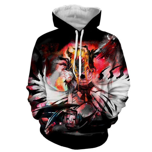 Hollow Ichigo Kurosaki Vasto Lorde Vs Ulquiorra 3D Hoodie