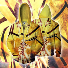 Load image into Gallery viewer, Naruto Hoodie-Naruto &amp; Nine Tail 3D Hoodie - Zip Up Jacket