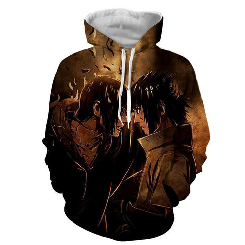Naruto Hoodie - Sasuke And Itachi Uchiha Hoodie - Jacket