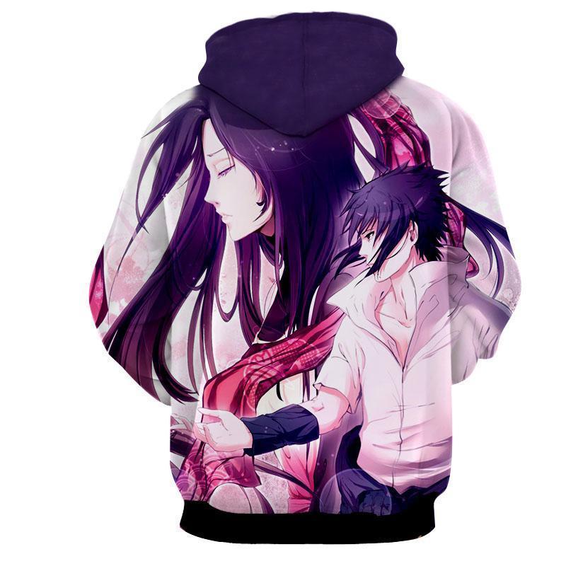 Naruto Hoodie - Sasuke And Mikoto Uchiha 3D hoodie - Naruto Jacket
