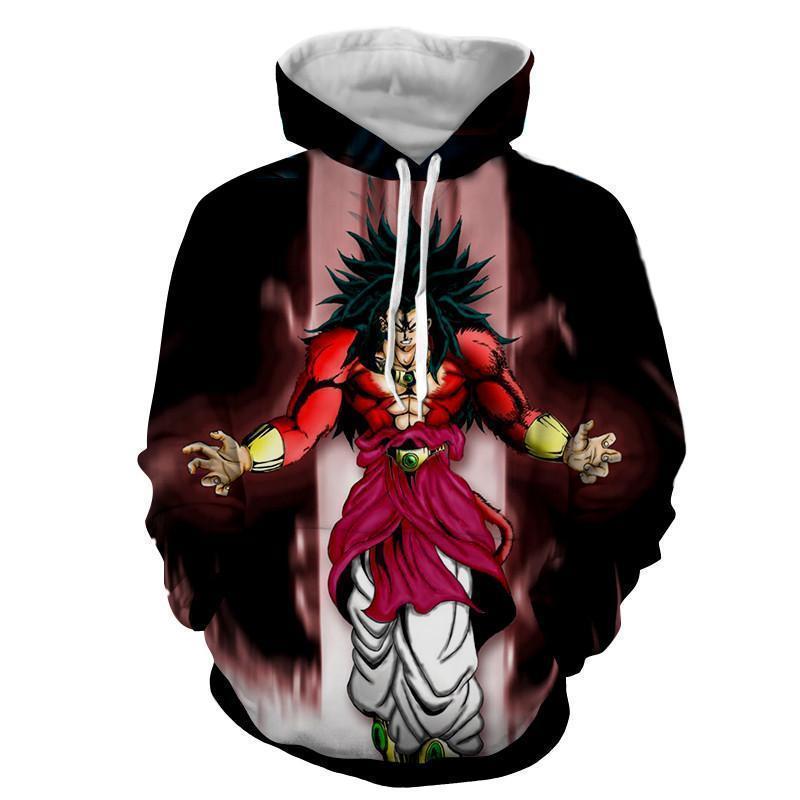 Dragon Ball Z Hoodie - Broly 3D Hoodie - DBZ Hoodie