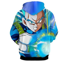 Load image into Gallery viewer, Dragon Ball Super Hoodie - Vegeta Blue SSJ God 3D Hoodie