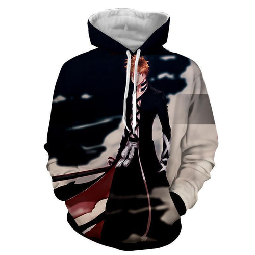 Bleach Ichigo Black Benkai Shihakusho 3D Hoodie