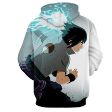 Load image into Gallery viewer, SASUKE UCHIHA CHIDORI 3D JACKET - NARUTO HOODIE