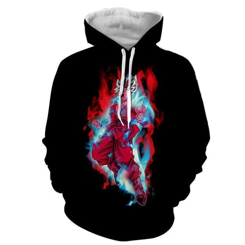 Dragon Ball Super Z Hoodie - Goku Kaioken 100x Hoodie