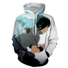 Load image into Gallery viewer, SASUKE UCHIHA CHIDORI 3D JACKET - NARUTO HOODIE