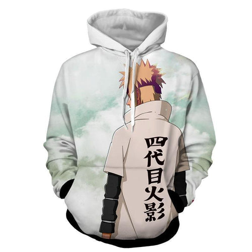 Hokage Minato Uzumaki 3D Jacket - Naruto Hoodie