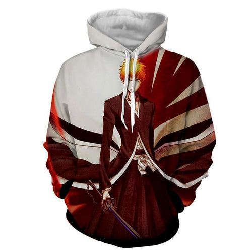 Ichigo Kurosaki Shinigami Benkai Tenso Zengetsu 3D Hoodie