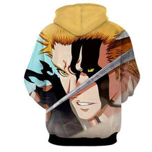 Load image into Gallery viewer, Ichigo Kurosaki Full Face Benkai 3D Hoodie