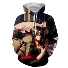 Load image into Gallery viewer, Naruto Hoodie - Itachi Uchiha Genjutsu 3D Hoodie - Jacket