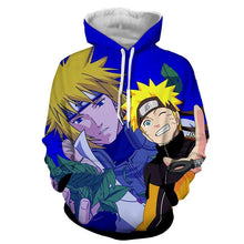 Load image into Gallery viewer, Naruto And Minato Jacket - Naruto 3D Hoodie