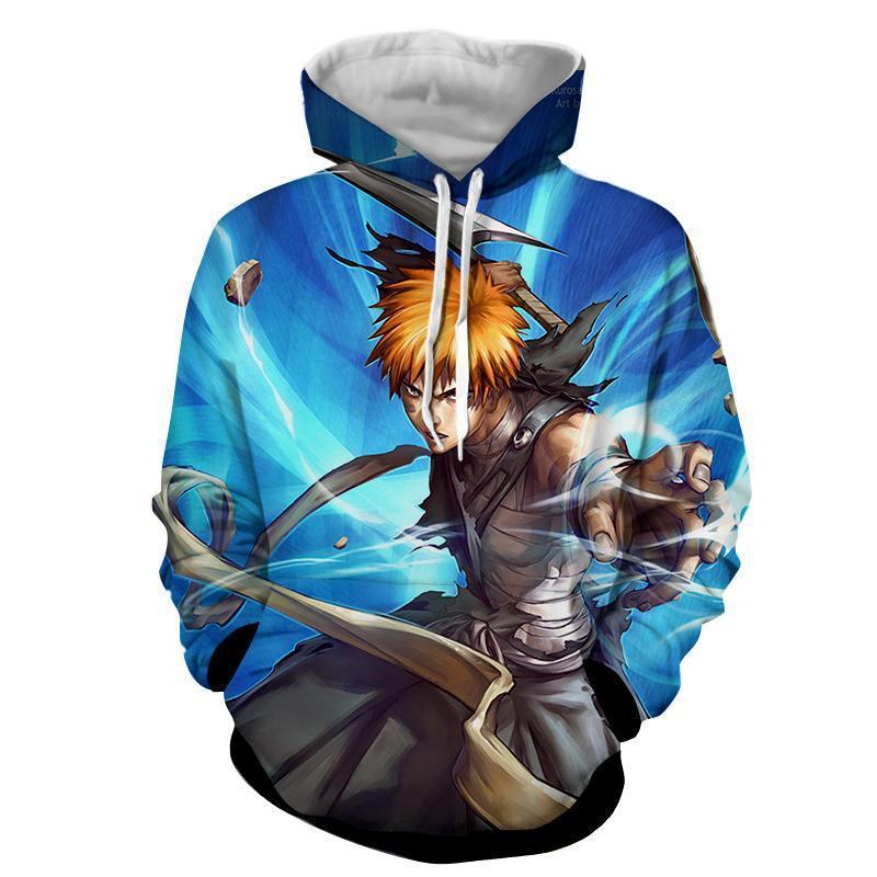 Ichigo Kurosaki Zangetsu 3D Hoodie
