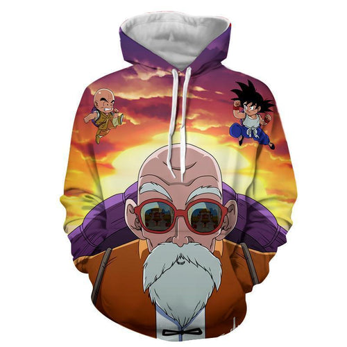Dragon Ball Z Hoodie - Master Roshi 3D Hoodie - DBZ Hoodie