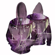 Load image into Gallery viewer, Naruto Hoodie - Naruto 3D Hoodie - Zip Up Jacket