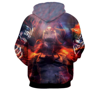 Bleach Ichigo Full Hollowfication Form Vasto Lorde 3D Hoodie