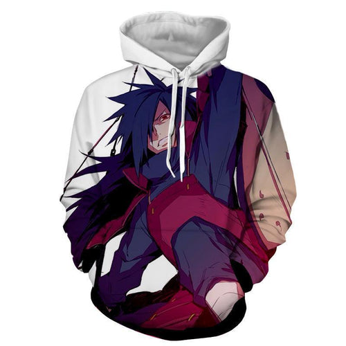 NARUTO HOODIE - MADARA UCHIHA 3D HOODIE - NARUTO JACKET