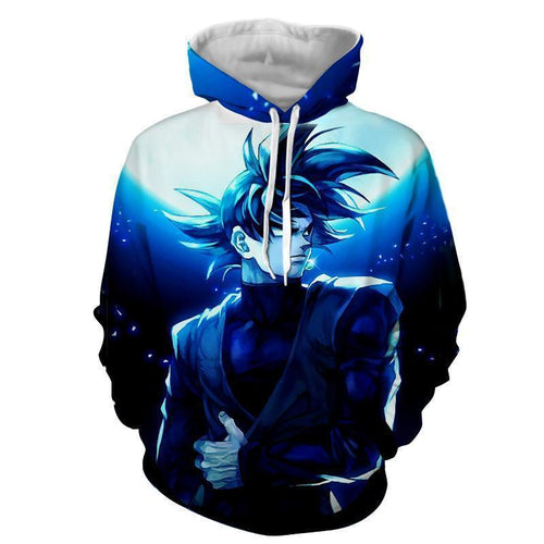 Dragon Ball Super hoodies - Black Goku 3D Hoodie - Jacket