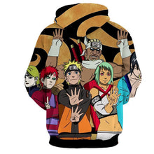 Load image into Gallery viewer, Naruto Hoodie - All Jinchruki&#39;s 3D JACKET