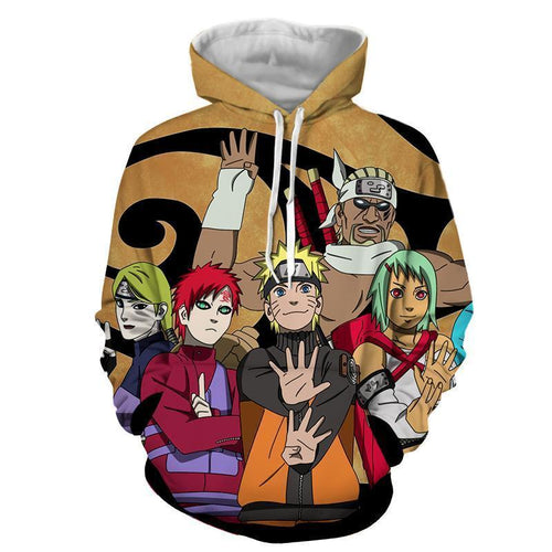 Naruto Hoodie - All Jinchruki's 3D JACKET