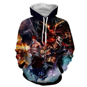 Ichigo Hollow Realistic Concept 3D Hoodie