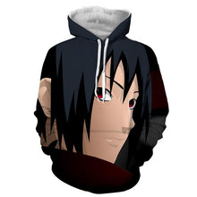 Load image into Gallery viewer, Naruto Hoodie -Sasuke 3D Hoodie -JACKET
