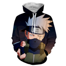 Load image into Gallery viewer, Naruto Hoodie -Kakashi 3D Hoodie -JACKET