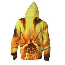 Load image into Gallery viewer, Naruto Hoodie - Naruto Nine Tail 3D Hoodie - Zip Up Jacket