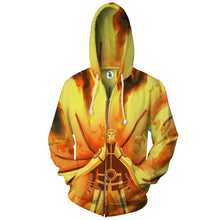 Load image into Gallery viewer, Naruto Hoodie - Naruto Nine Tail 3D Hoodie - Zip Up Jacket