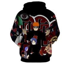 Load image into Gallery viewer, Naruto Hoodie -Team Akatsuki 3D Hoodie -JACKET