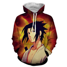 Load image into Gallery viewer, Naruto Hoodie -Sasuke 3D Hoodie -JACKET