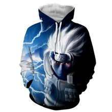 Load image into Gallery viewer, Naruto Hoodie -Kakashi 3D Hoodie -JACKET