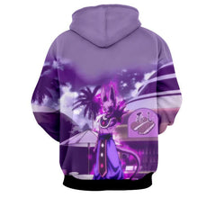 Load image into Gallery viewer, Dragon Ball Z Hoodie - Beerus 3D Hoodie - Dragon Ball Z Jacket