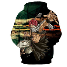 Load image into Gallery viewer, Fairy Tail Hoodie - 3D Printed Natsu Dragneel Hoodie
